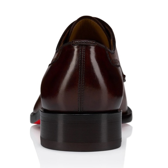 Christian Louboutin Sartoby Flat Brown Leather Dress Oxford Derby Loafer 45 12 main image 11